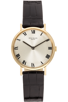 Calatrava Reference 3537 Circa 1970s Yellow Gold Manual