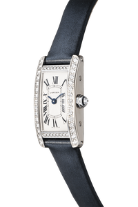 Tank Americaine Mini White Gold Quartz