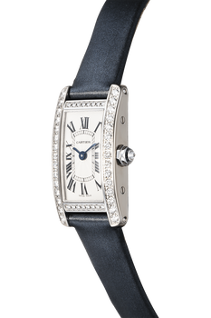 Tank Americaine Mini White Gold Quartz