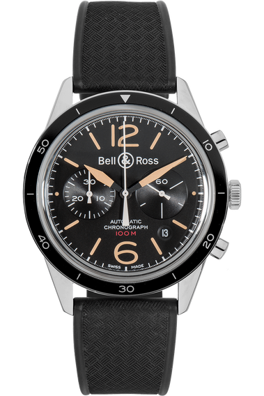 Pre Owned Bell Ross BR 126 Sport Heritage Chronograph Stainless Steel Automatic