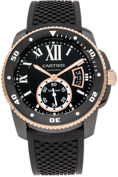 Calibre de Cartier Diver Rose Gold and PVD Stainless Steel
