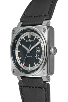 BR 03-96 Grande Date Stainless Steel Automatic