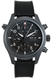 Pilot's Watch Double Chronograph TOP GUN Ceramic and Titanium Automatic
