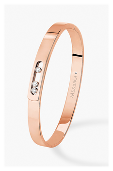 Move Noa Bangle in Pink Gold Size XL