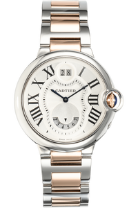 Ballon Bleu GMT Rose Gold and Stainless Steel Quartz