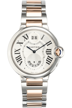 Ballon Bleu GMT Rose Gold and Stainless Steel Quartz