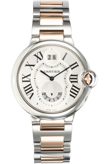 Ballon Bleu GMT Rose Gold and Stainless Steel Quartz