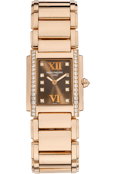 Twenty-4 Reference 4908 Rose Gold Quartz