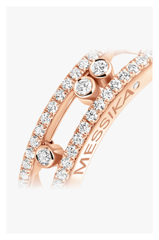 Baby Move Ring in Pink Gold