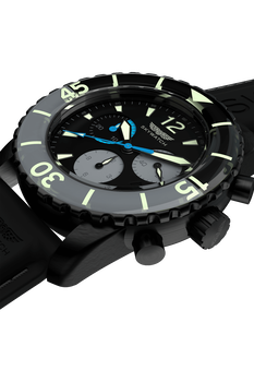 44mm Chrono Black IP