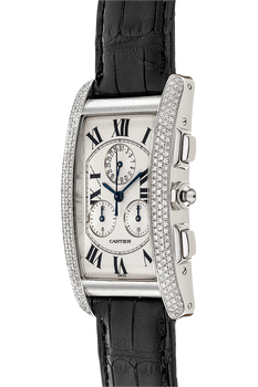 Tank Americaine Chronograph White Gold Quartz