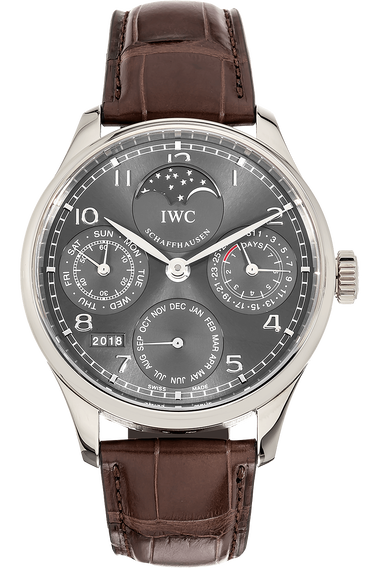 Portuguese Perpetual Calendar White Gold Automatic