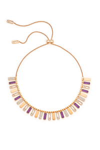 Bucherer Exclusive Move Iconica Lepidolite Necklace in Pink Gold