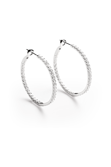 Classics Diamond Hoops