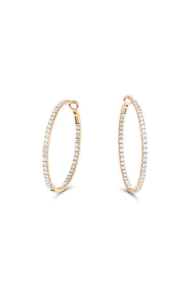 Classics Diamond Hoops