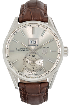 Carrera Calibre 8 GMT Stainless Steel Automatic