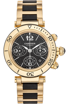 Pasha Seatimer Chronograph Yellow Gold Automatic