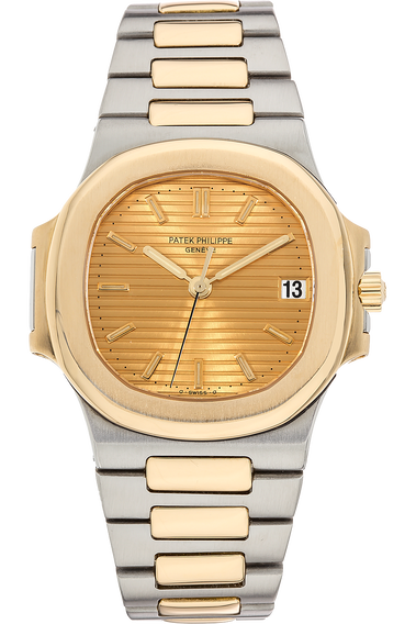 Nautilus Reference 3800 Yellow Gold and Stainless Steel Automatic