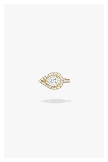My Twin Mono Earring in Yellow Gold