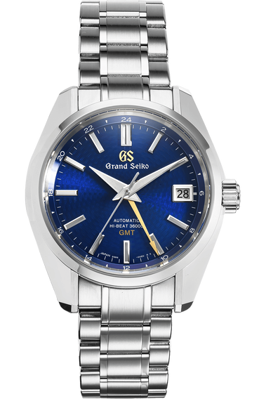 Heritage Hi-Beat GMT 44GS &quot;Blue Peacock&quot; Stainless Steel Automatic