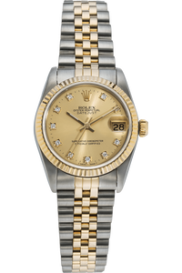 Datejust Circa 1987 Yellow Gold and Stainless Steel Automatic