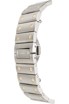 Santos Yellow Gold and Stainless Steel Automatic