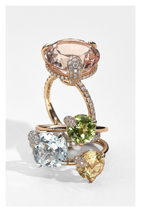 Peekaboo Morganite Ring
