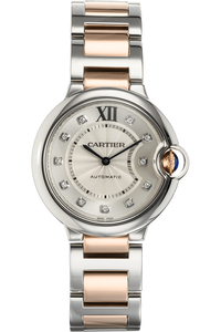 Ballon Bleu Rose Gold and Stainless Steel Automatic