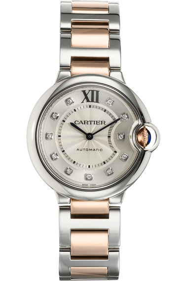 Ballon Bleu Rose Gold and Stainless Steel Automatic