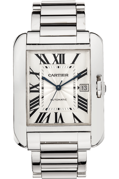 Tank Anglaise White Gold Automatic