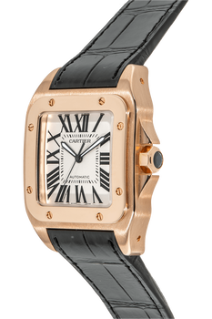 Santos 100 Rose Gold Automatic