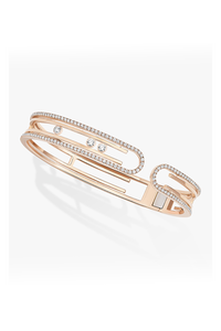 Move 10th Bangle in Pink Gold Size M