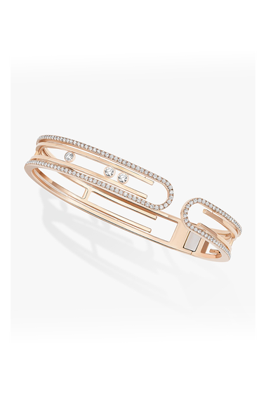 Move 10th Bangle in Pink Gold Size M