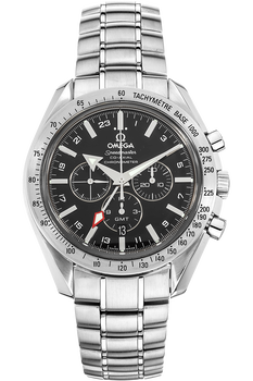 Speedmaster Broad Arrow Co-Axial GMT Stainless Steel Automatic