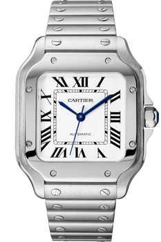 Santos de Cartier Steel, Medium