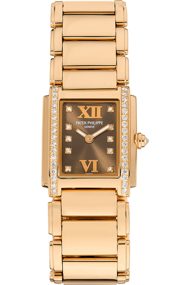 Twenty-4 Reference 4908 Rose Gold Quartz