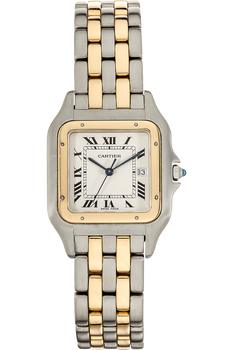 Panthere Yellow Gold and Stainless Steel Quartz