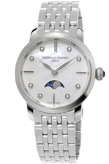 Slimline Ladies Moonphase Quartz