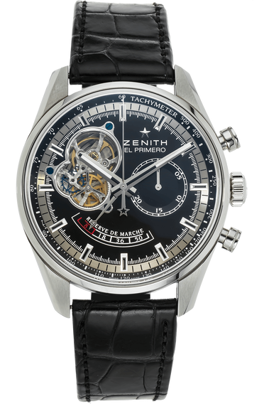El Primero Open Power Reserve Chronograph Stainless Steel Automatic