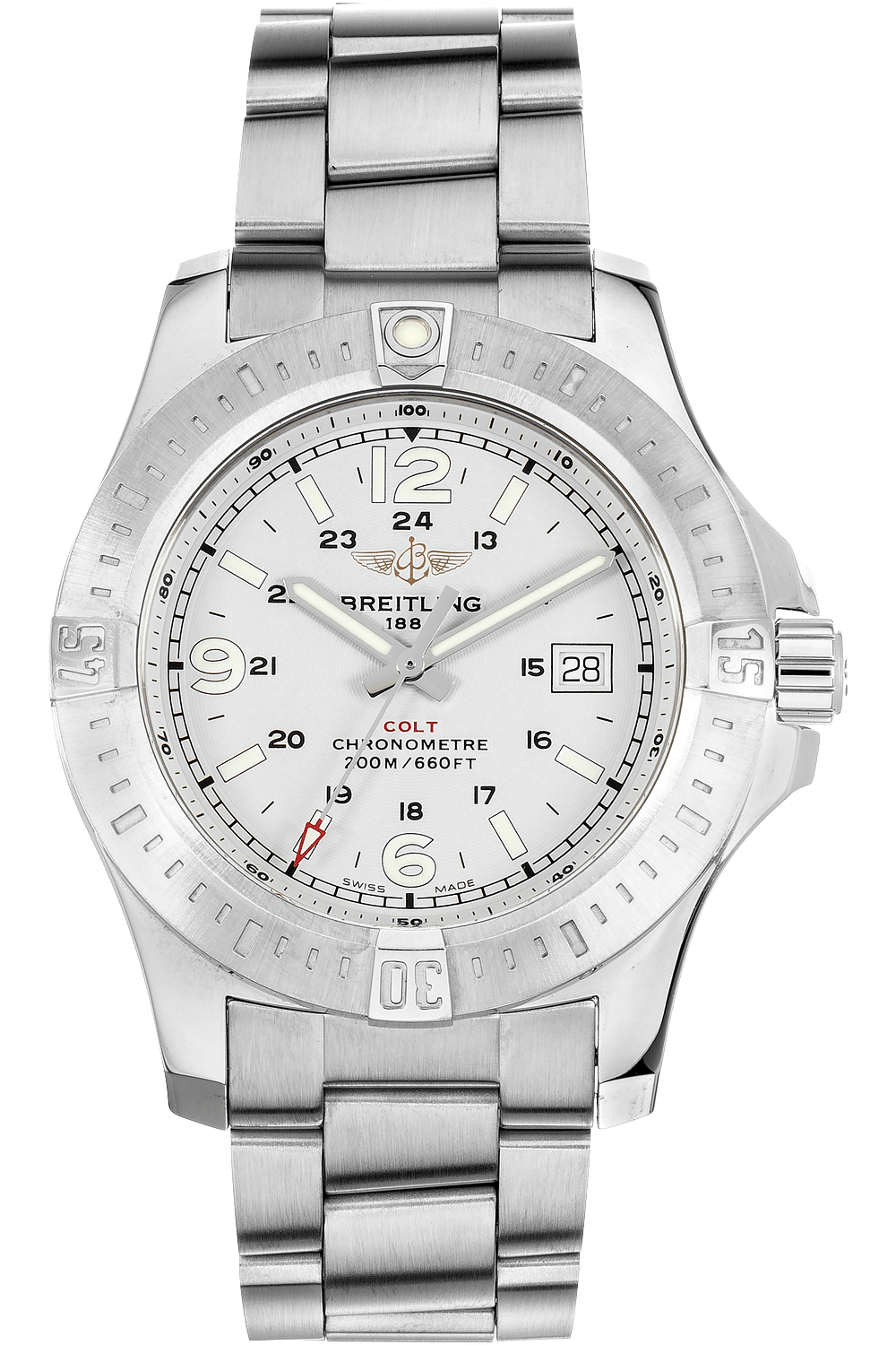 ブライトリング コルト 44 クオーツ A74388 ブライトリング コルト 44 クロノグラフ メンズ ブラック文字盤