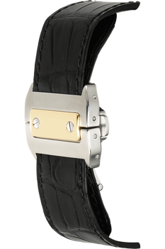 Santos 100 Yellow Gold and Stainless Steel Automatic