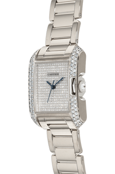 Tank Anglaise White Gold Automatic