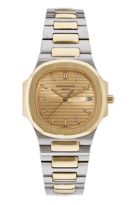 Nautilus Yellow Gold and Stainless Steel Quartz