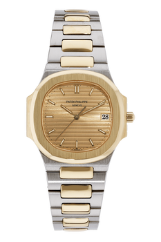 Nautilus Yellow Gold and Stainless Steel Quartz