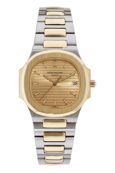 Nautilus Yellow Gold and Stainless Steel Quartz