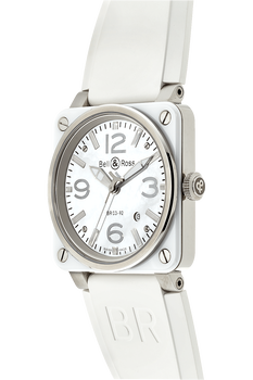 Pre Owned Bell Ross BR 03 White BR03 92 SC
