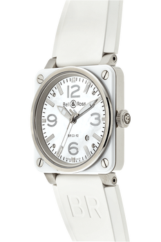 BR 03 White Ceramic and Stainless Steel Automatic