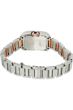 Tank Anglaise Rose Gold and Stainless Steel Quartz