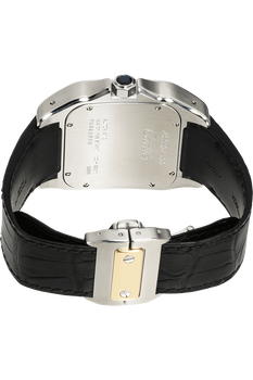 Santos 100 Yellow Gold and Stainless Steel Automatic