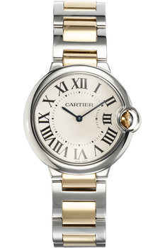 Ballon Bleu Yellow Gold and Stainless Steel Quartz